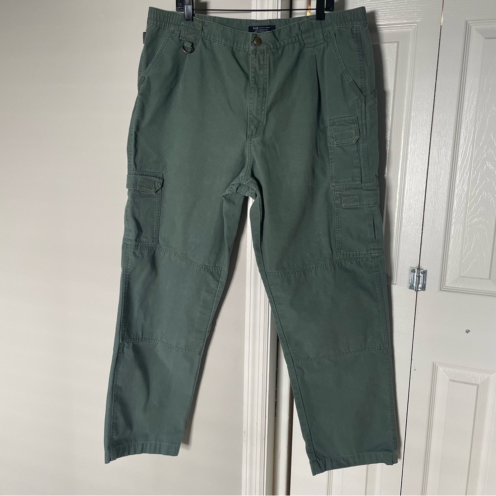 5.11 tactical olive green pants size 40/36
